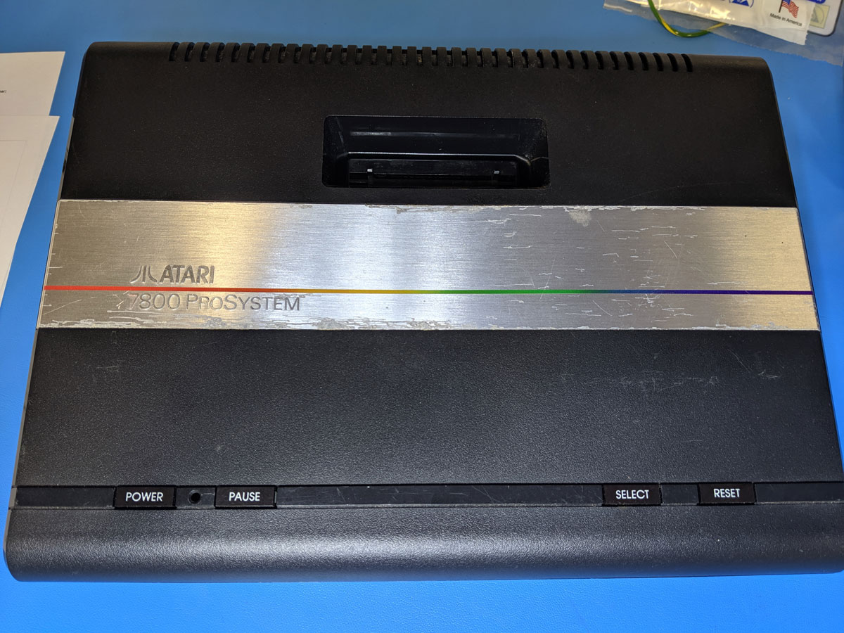 Tecboy Labs Electronics Services - Atari 7800 composite video mod