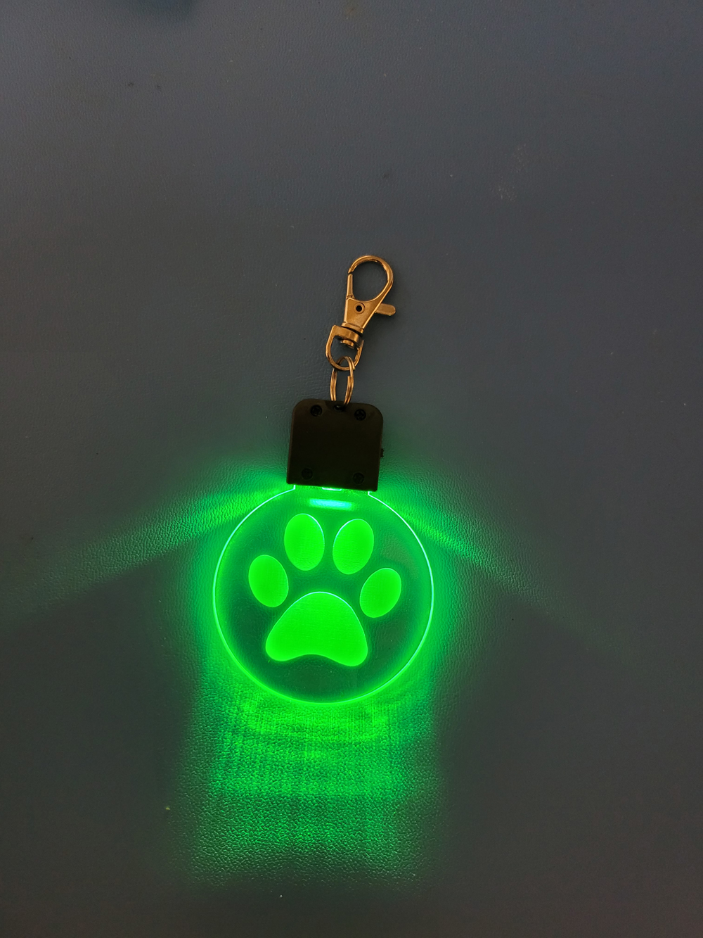 Keychain New - Laser cut light-up keychain