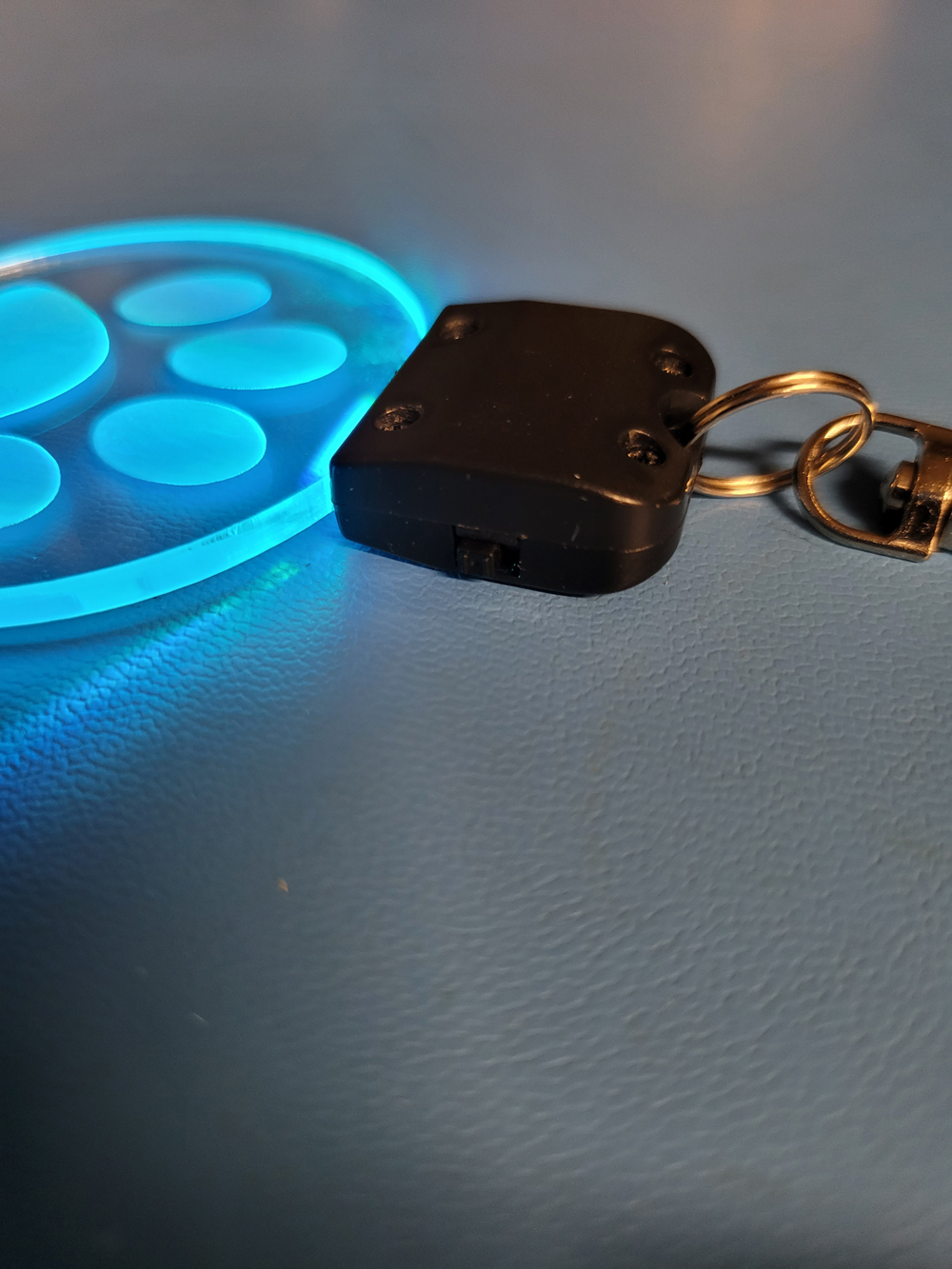 Keychain New - Laser cut light-up keychain